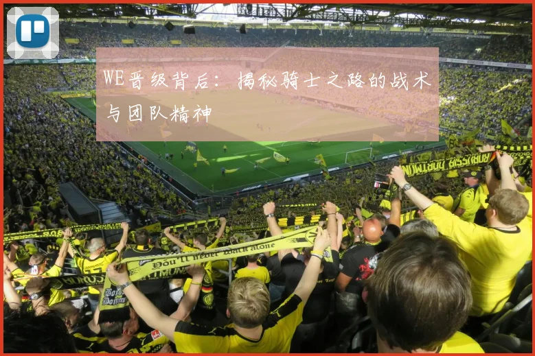 WE晋级背后：揭秘骑士之路的战术与团队精神